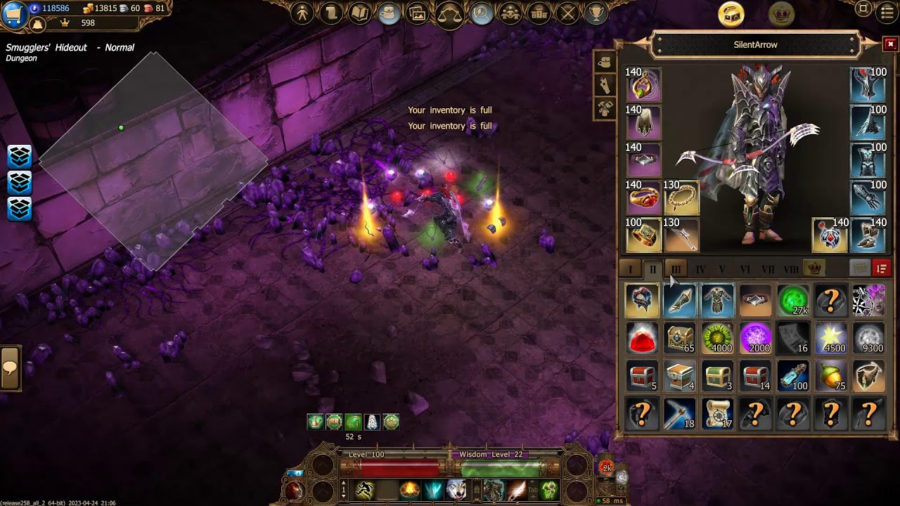 PART 2 (DC) Noob ALT 4 40 k fast Ademnants - 20 minutes - Smuggler`s Greed - Drakensang Online