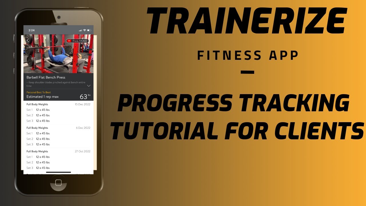 Trainerize Progress Tracking Tutorial