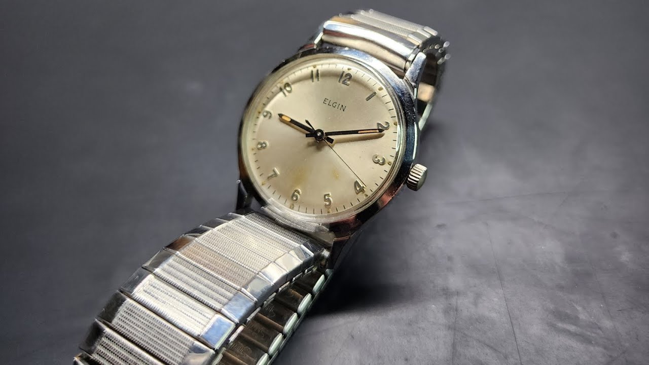 '50's Elgin Durapower ref 2242, cal. 777. Cleaned, serviced.