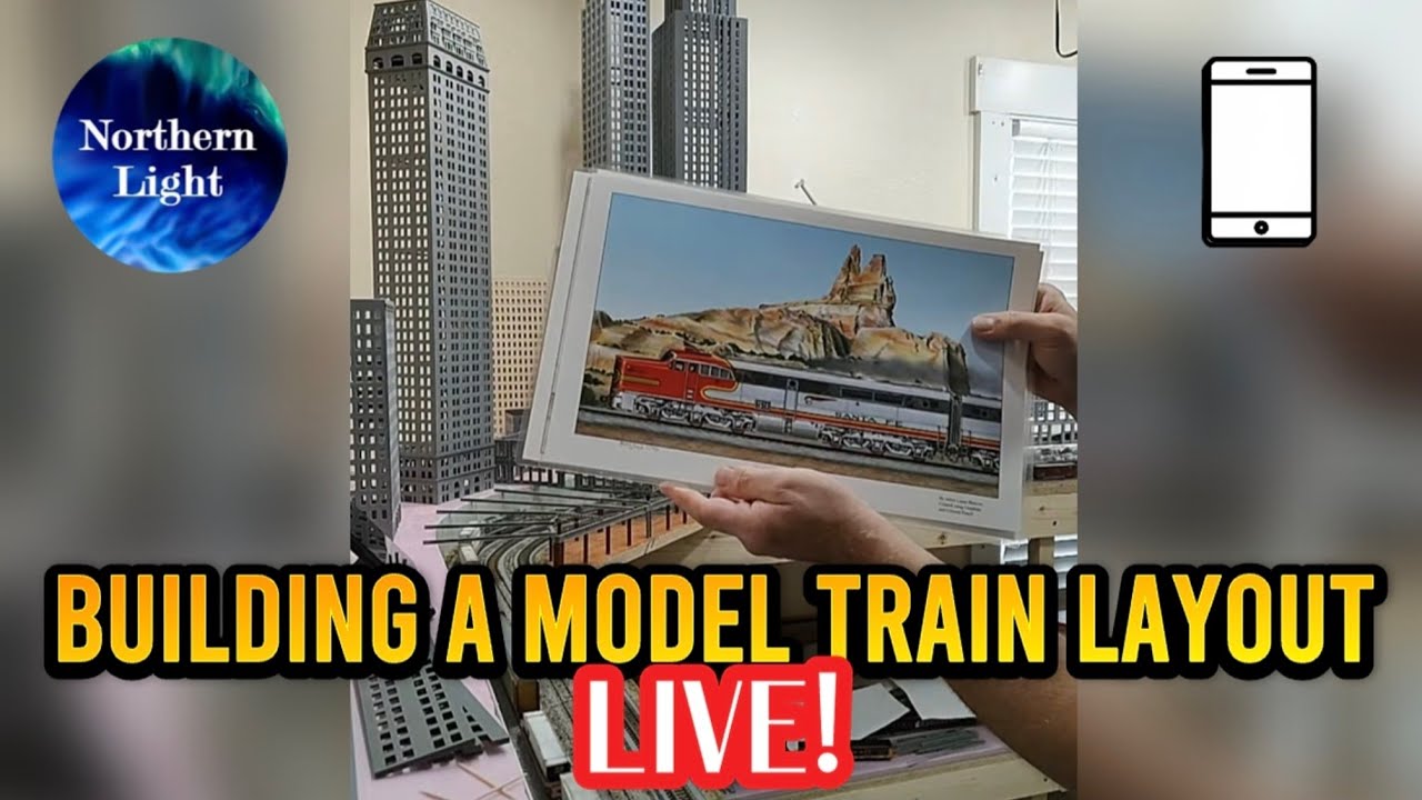 Model Train Skyscraper Assembly, Running Locomotives, and Chat Session LIVE! | 2/8/2026