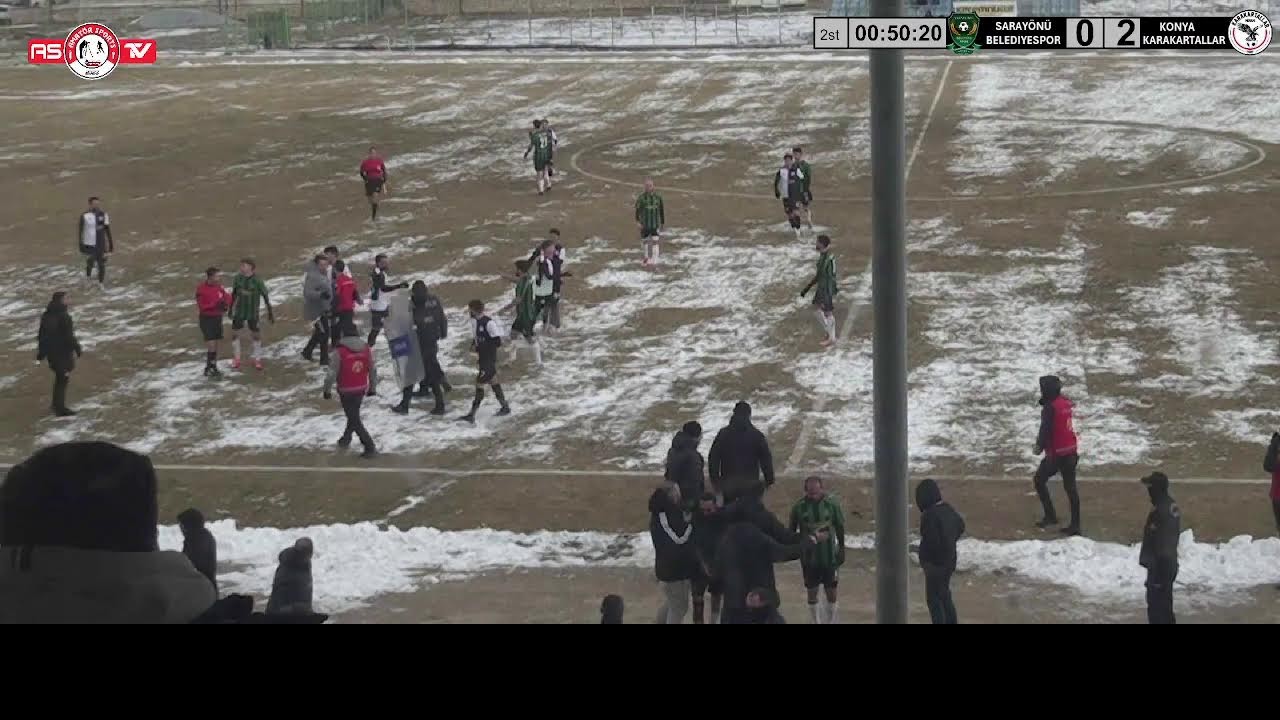 SARAYÖNÜ BELEDİYESPOR - KONYA KARAKARTALLAR