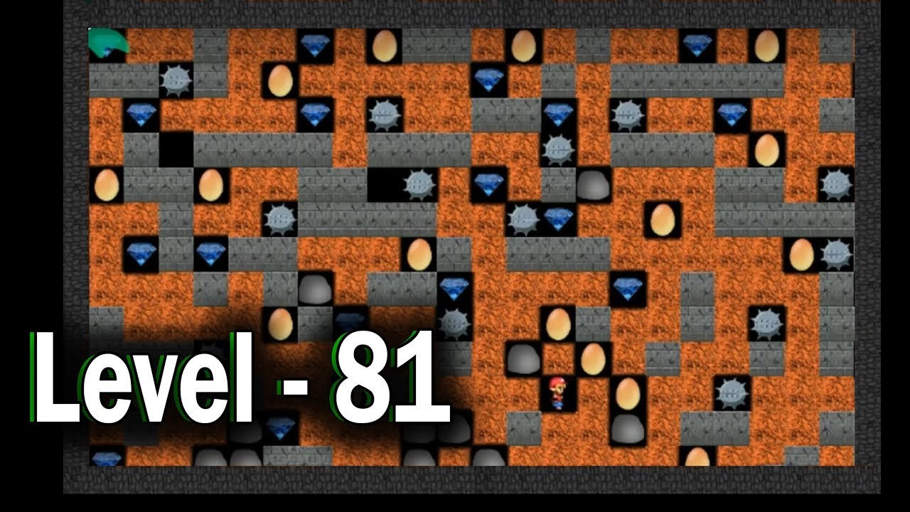 Diamond mine level 81 collected all 30 diamonds