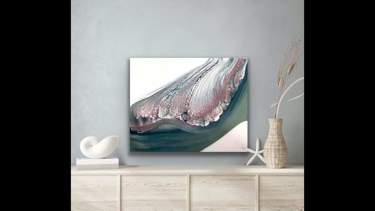 Lets Swipe Those Pretty Colors  Acrylic Swipe, Acrylic Pour Painting, Fluid Art