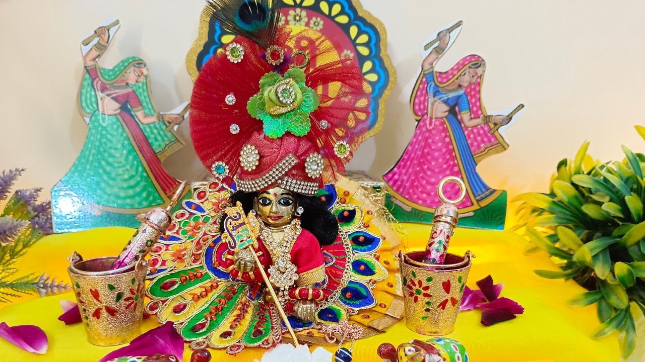 कान्हा जी आ गए अपने टैरो कार्ड के साथ आप लोग भी दर्शन के लिए आ जाएं🧿🙌🏻