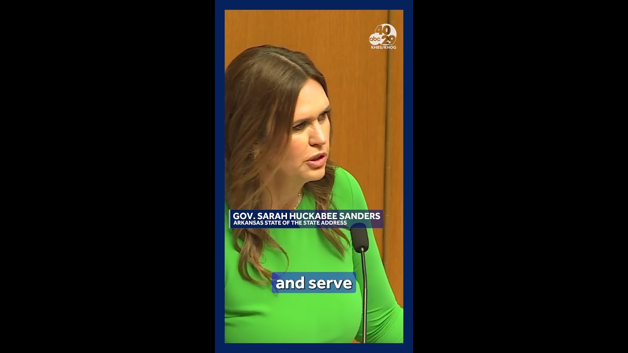 Gov. Sarah Huckabee Sanders on law enforcement