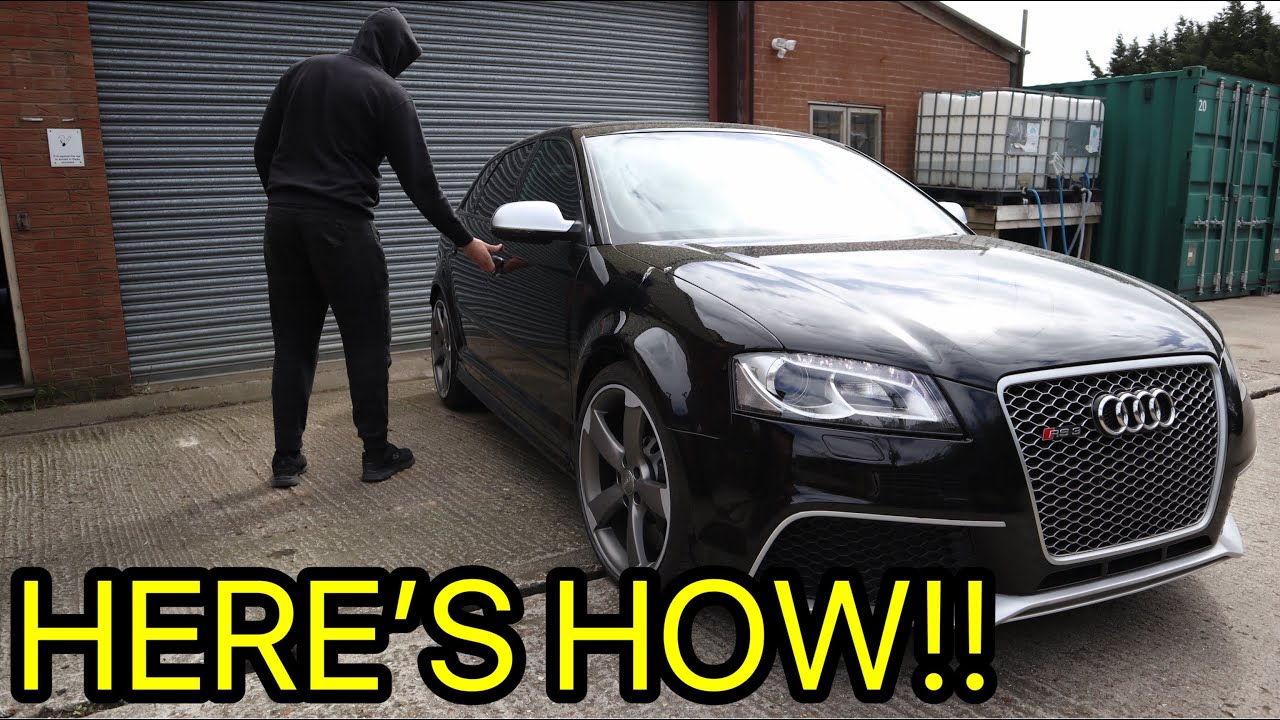 I INSTALLED AN ANTI-THEFT DEVICE TO MY AUDI RS3 FOR LESS THAN &pound;5!!