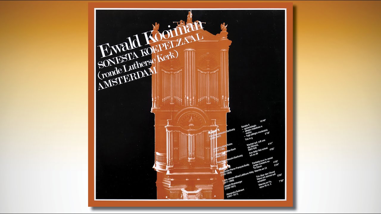 EWALD KOOIMAN bespeelt het orgel van de SONESTA KOEPELZAAL (ronde Lutherse Kerk) AMSTERDAM