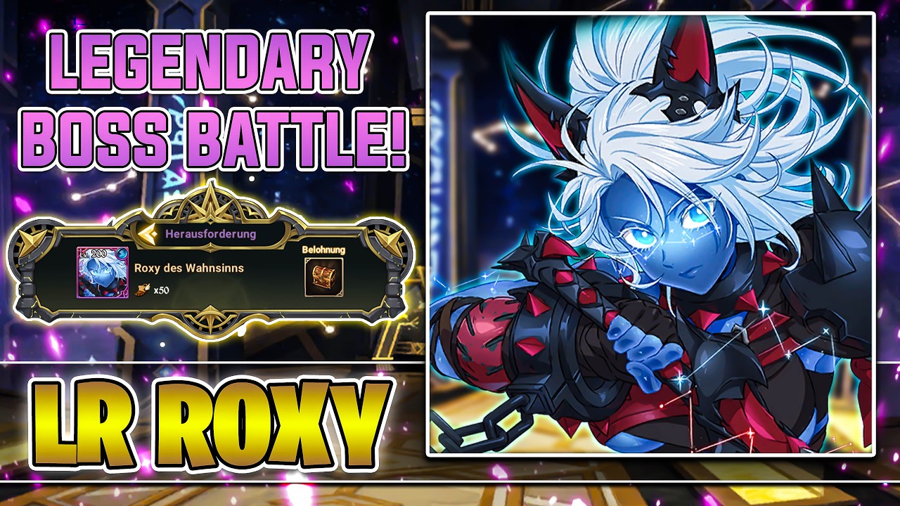 2 TURNS!! *NEW* LEGENDARY BOSS BATTLE 'ROXY OF MADNESS' CHALLENGER GUIDE!! | 7DS Grand Cross Deutsch