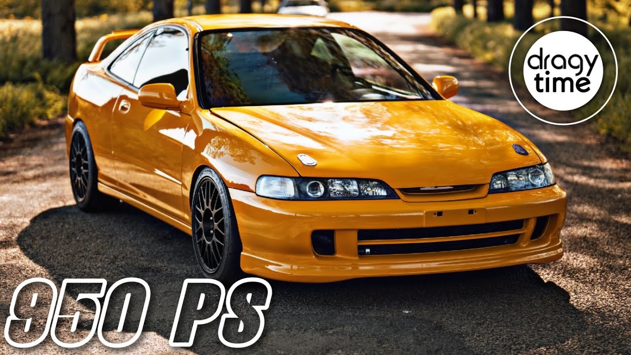 950 PS Honda Integra DC2 K24 Turbo AWD | Acceleration from 100-200 200-250 Km/h & 60-130 100-150 mph