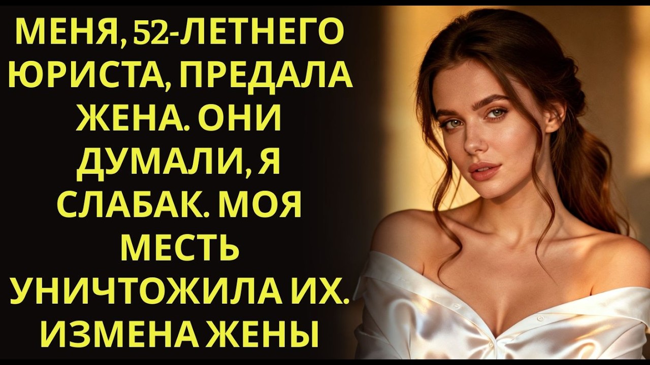 Меня, 52 летнего юриста, предала жена  Они думали, я слабак  Моя месть уничтожила их  Измена жен