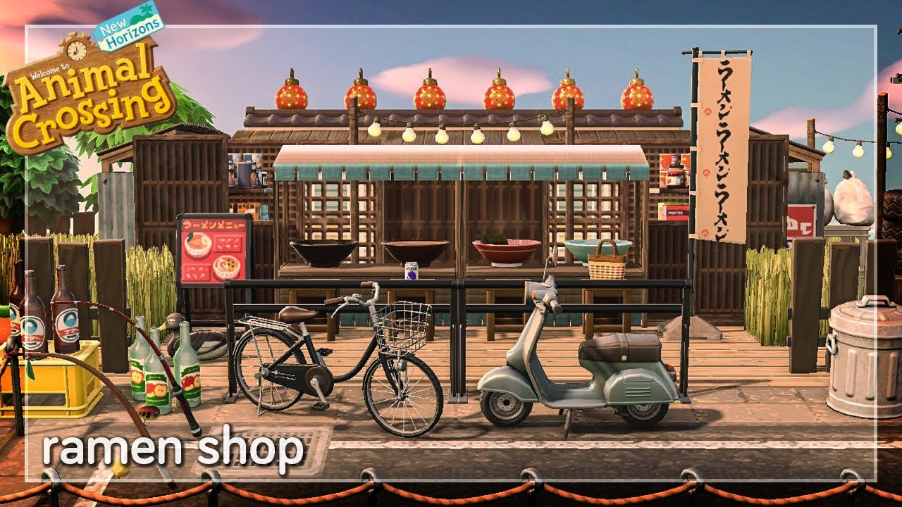 Ramen Shop 🍜  // Animal Crossing Japanese island // Speed Build