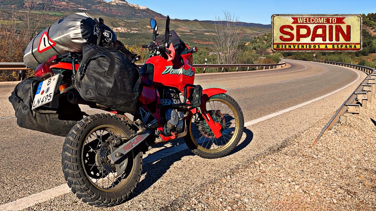 Потом ЭТО случилось! Еду в одиночку по Испании на мотоцикле Honda Dominator 650 Dual Sport ADV! /22