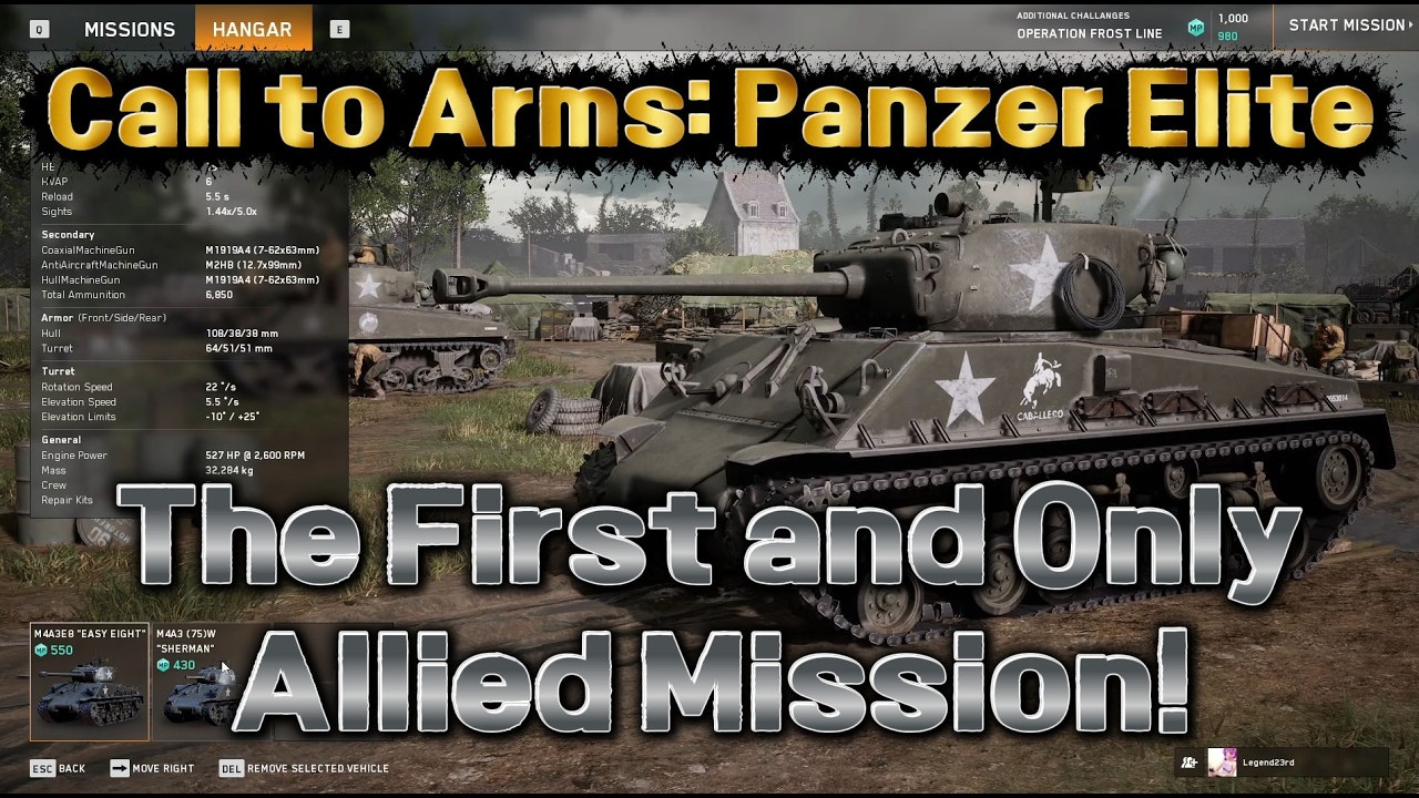Call to Arms: Panzer Elite - Completing the first and only Allied mission!! (So far)