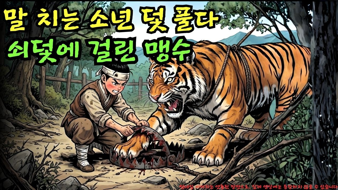 👉 말 치는 소년이 맹수의 발에 채워진 쇠덫을 직접 풀어주었다… 그런데 이 선택은 과연 위험하지는 않았을까?| 야담 |옛날이야기 |민담 |전설 | 설화