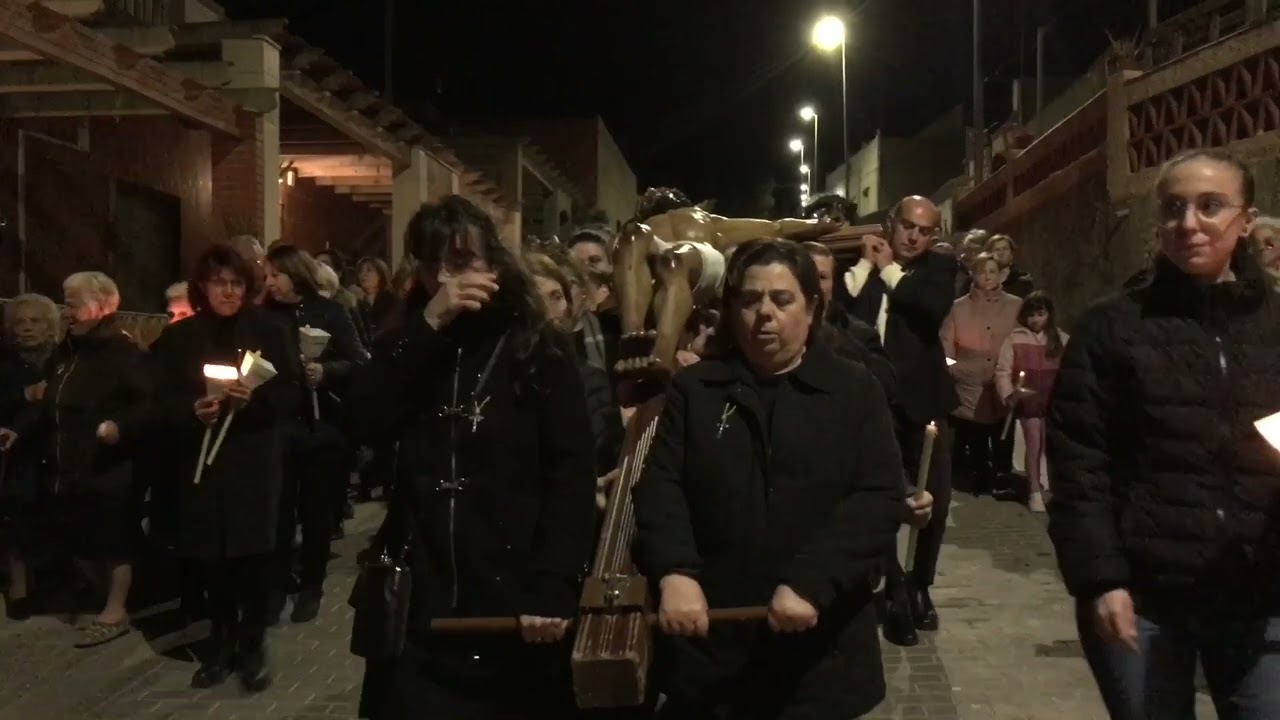 Traslado de la imagen del Stmo. Cristo de la Agonía 2024 #Aspe