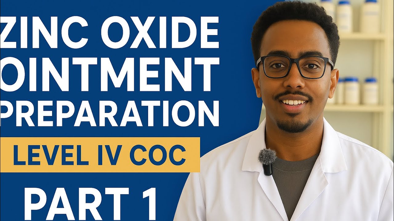 Zinc Oxide Ointment Preparation | Level IV COC Exam Practical Demo