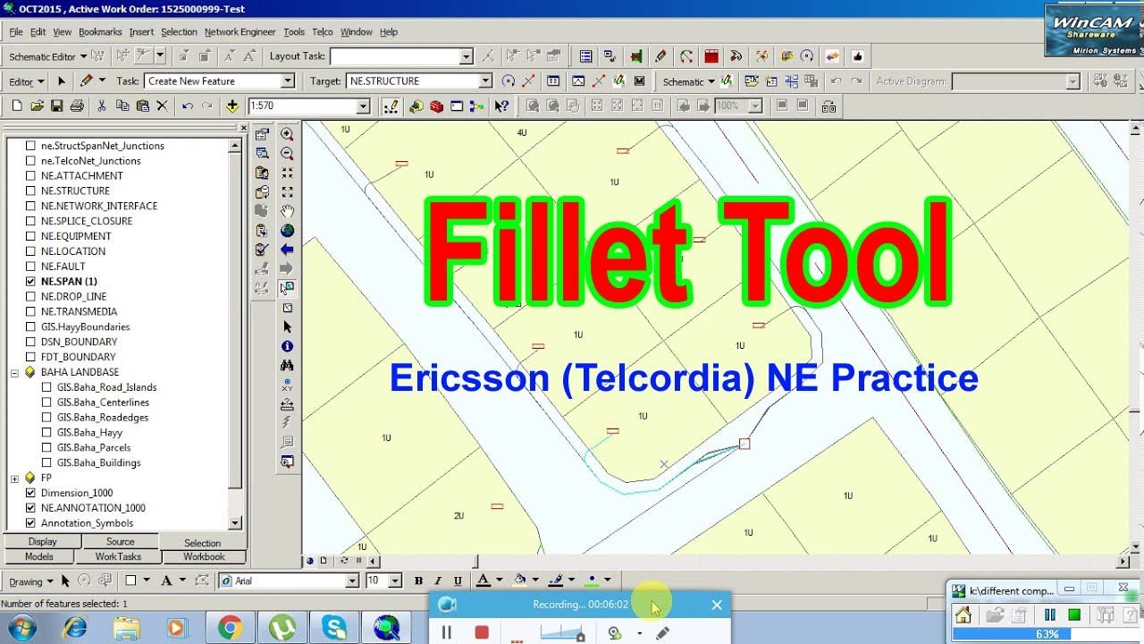 Ericsson (Telcordia) NE Practice I Fillet Tool