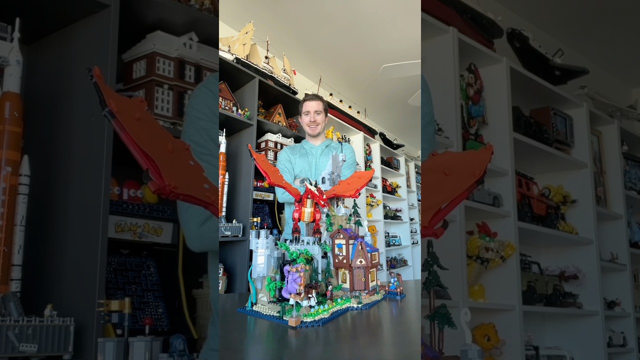 Building the LEGO Dungeons & Dragons set! #lego #dungeonsanddragons #dragon #asmr #fun