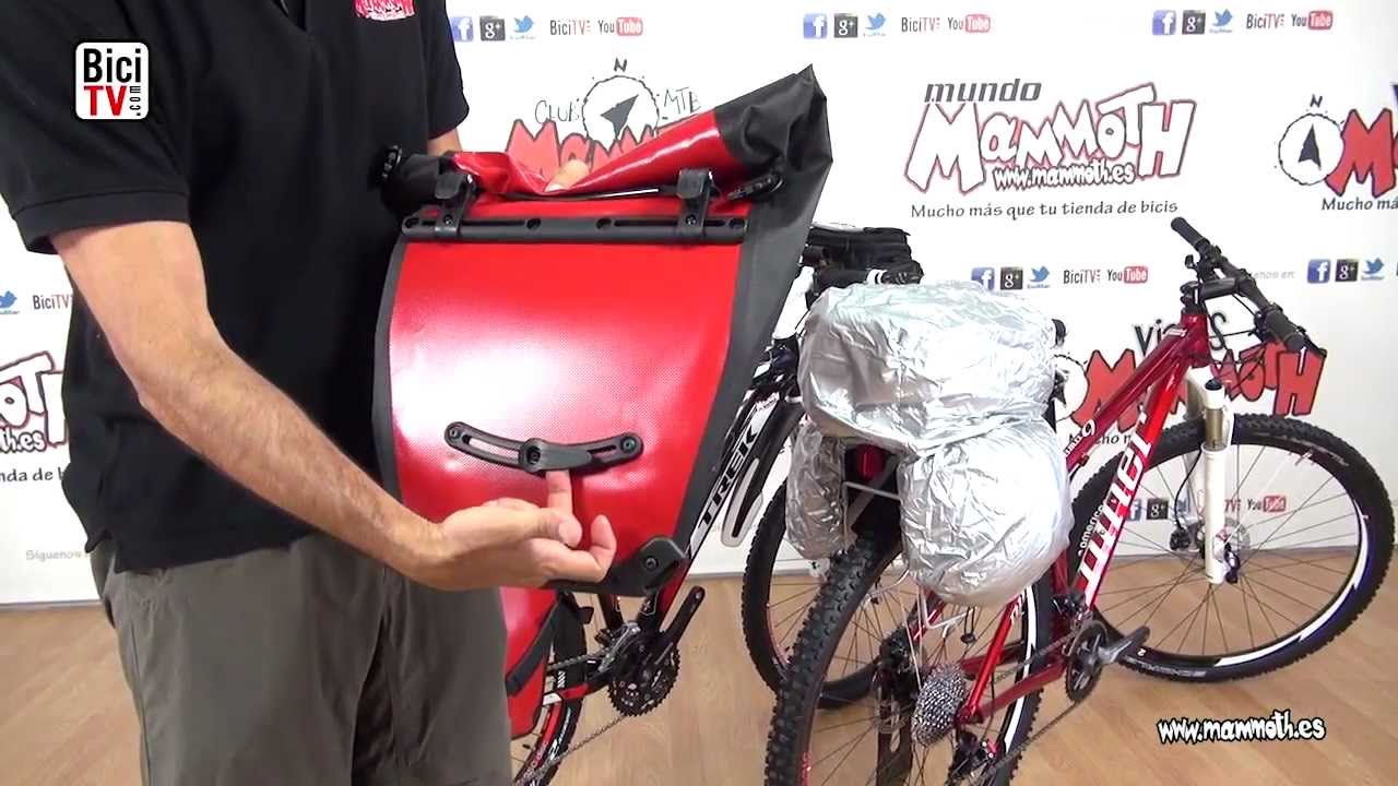 Como llevar equipaje sobre la bicicleta (2ª parte). Alforjas