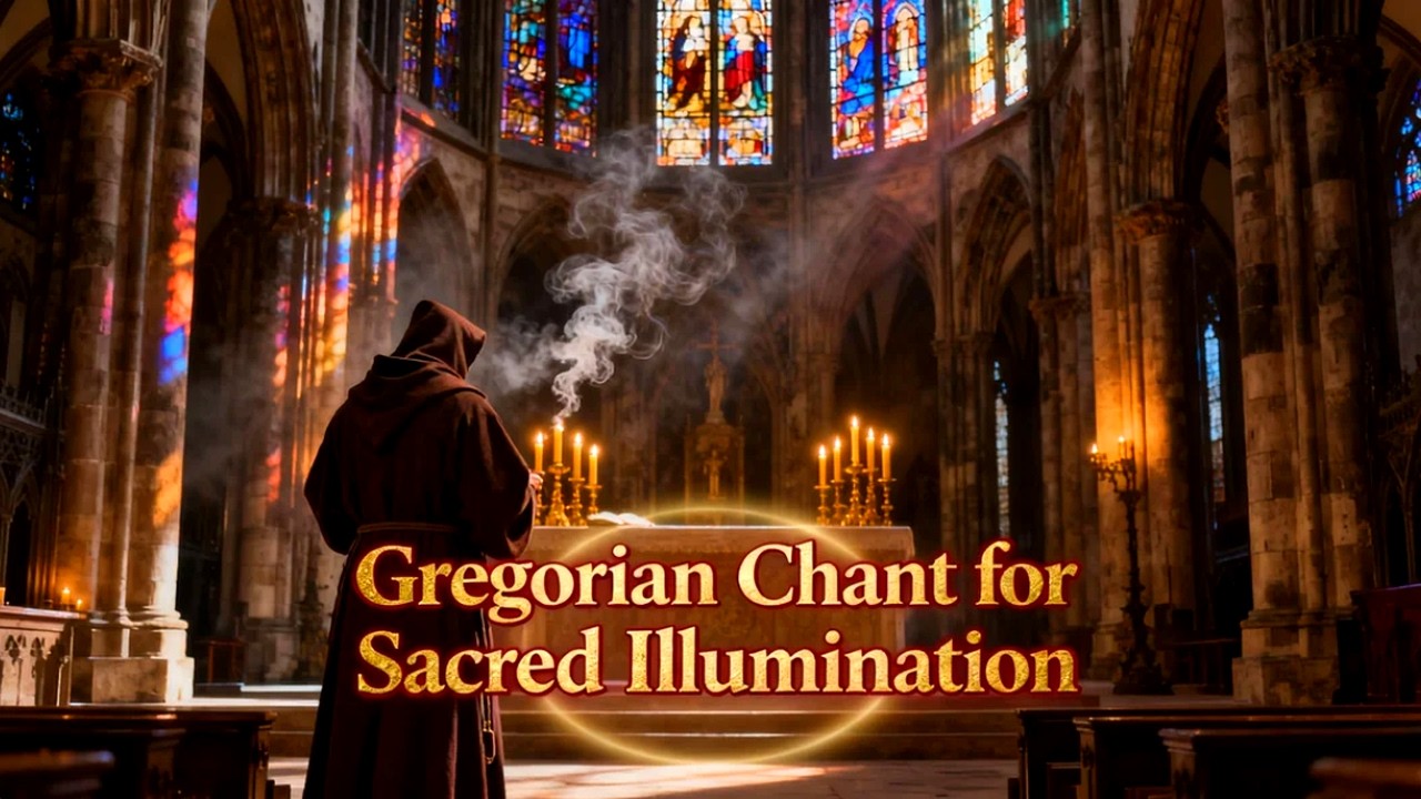 Gregorian Chant for Healing Sleep and Holy Grace | Benedictine Ambience and Sacred Balance