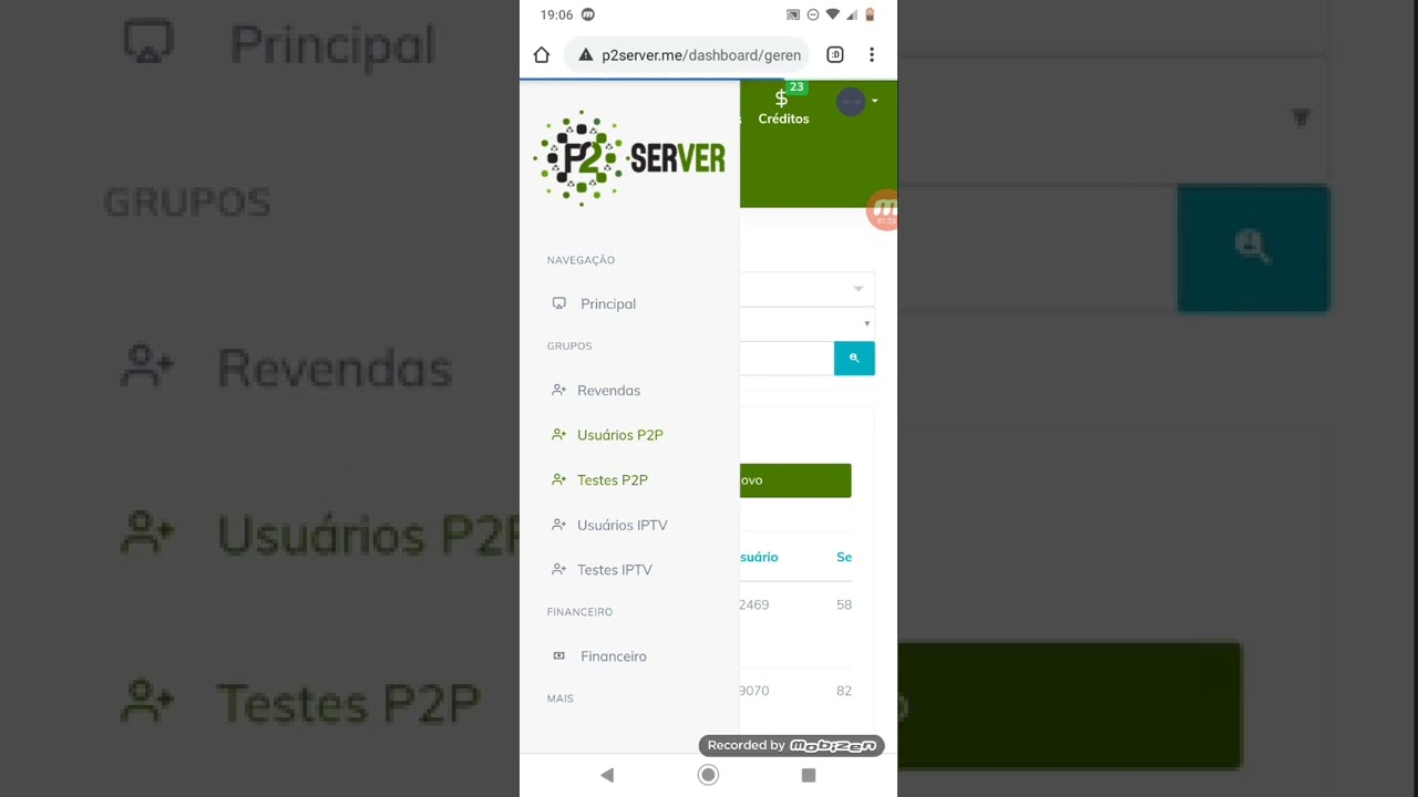 P2SERVER NOVO PAINEL