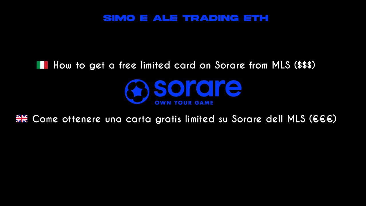 HOW TO GET A FREE LIMITED CARD ON SORARE FROM MLS ($$$) REFERRAL LINK IN DESCRIPTION!
