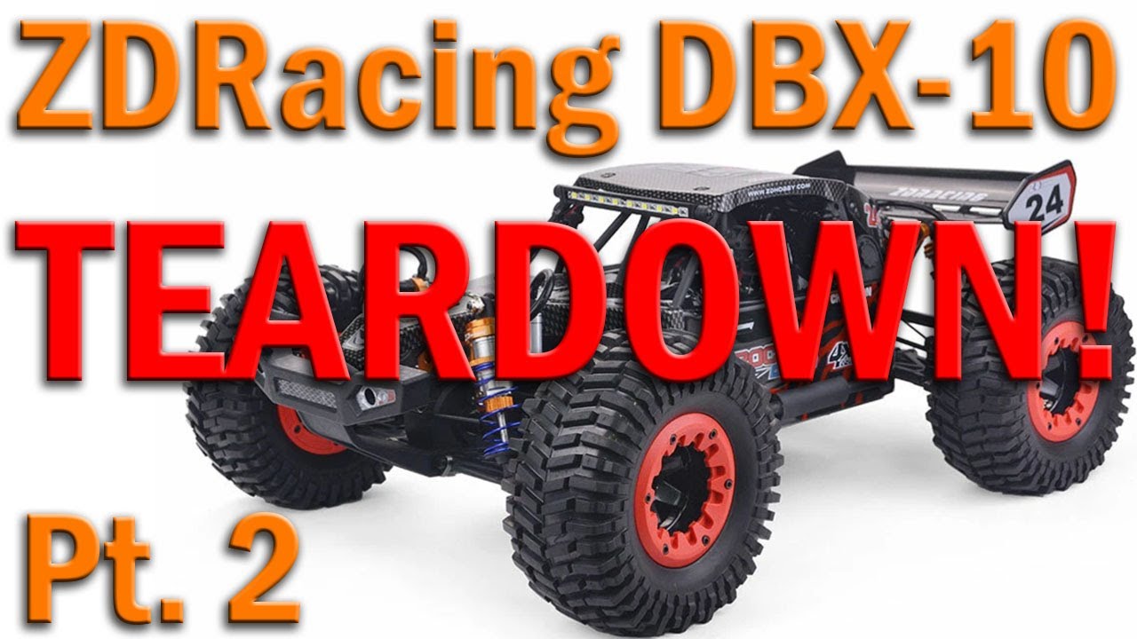 TEARDOWN - ZD Racing DBX 10 1/10 4WD 2.4G Desert Truck Brushless RTR - Pt. 2