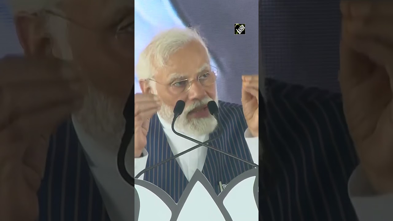 Both politics, development work of Congress are only on paper: PM Modi in Shivamogga