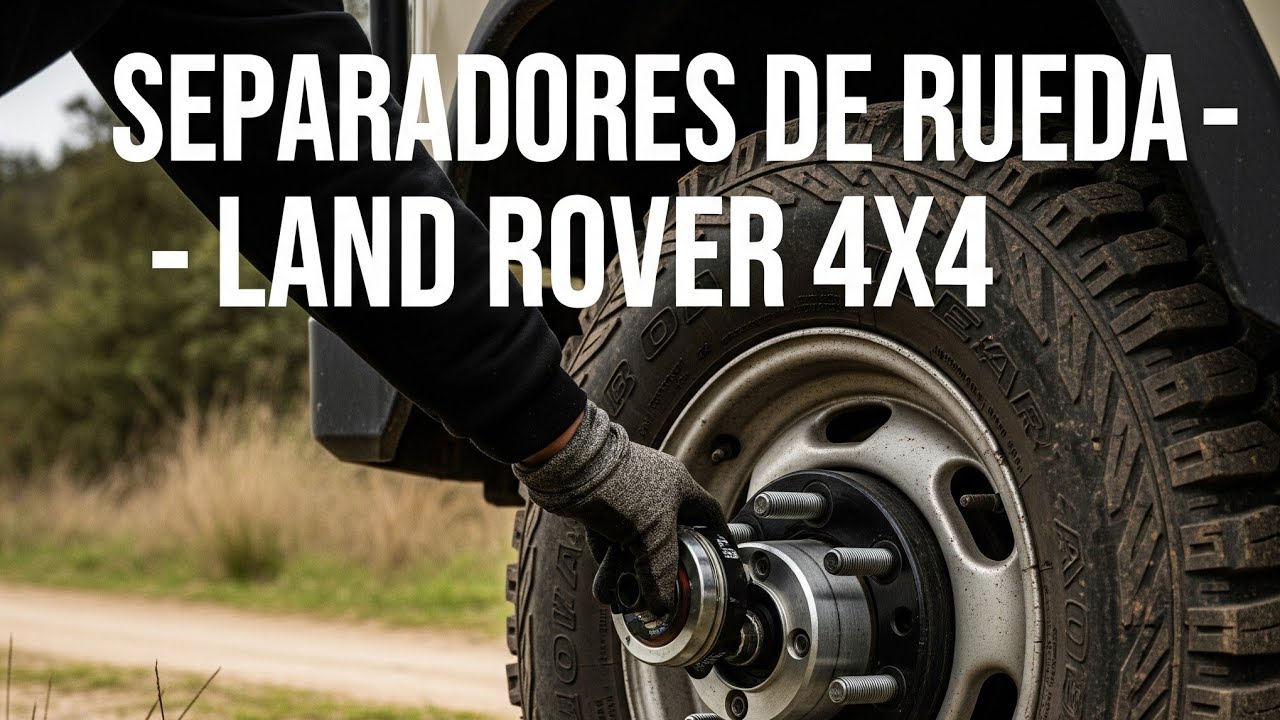 🛠 Instalación de Separadores de Rueda de 3CM en Land Rover Santana 🔧