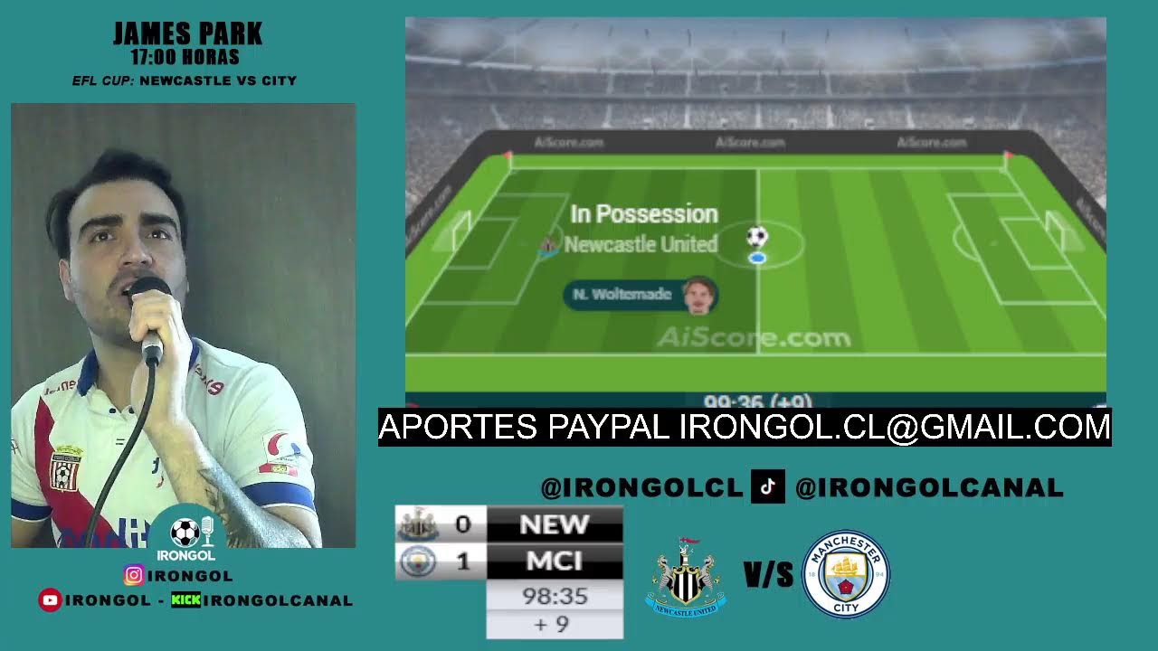 NEWCASTLE VS CITY | EFL CUP