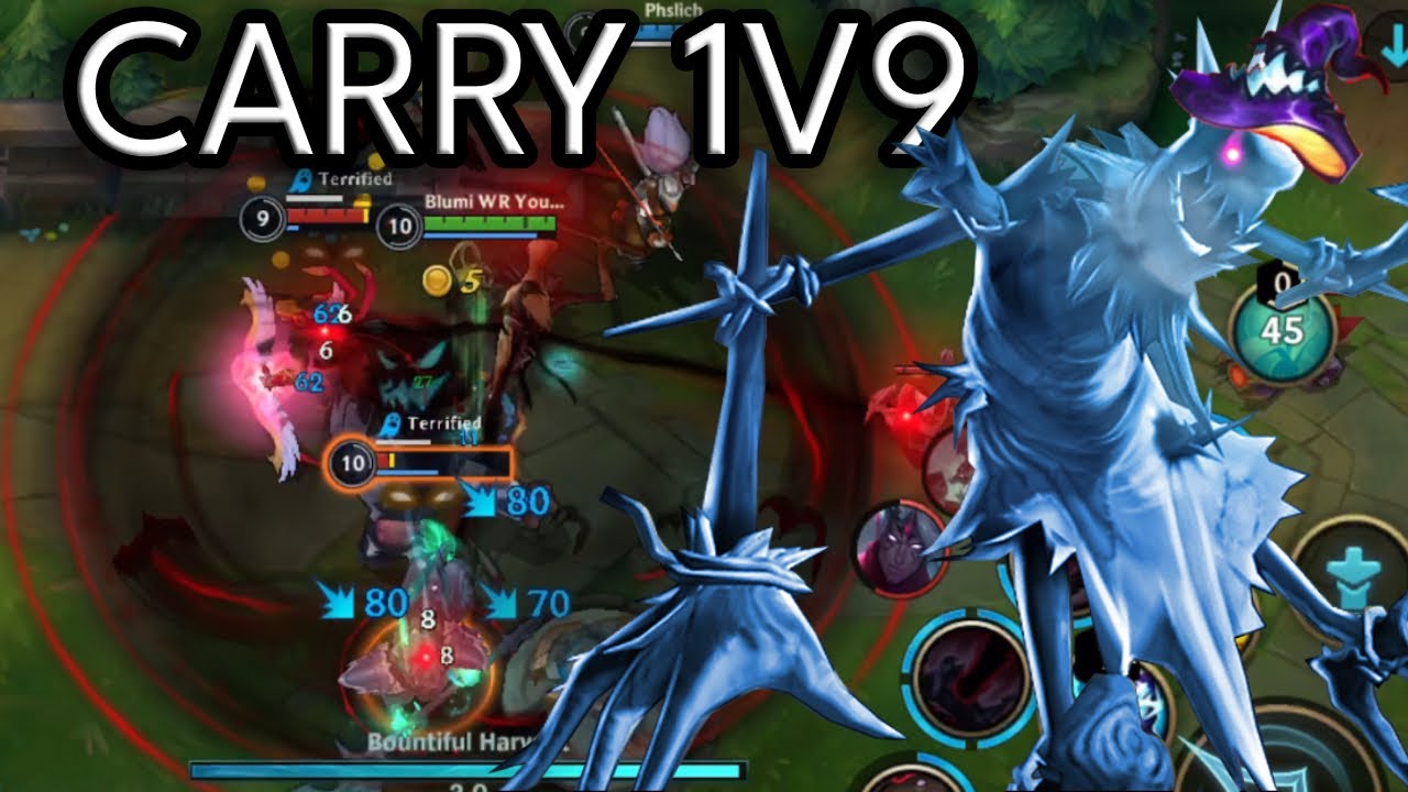 Wild Rift: Fiddlesticks 1V9 HYPERCARRY I Fiddlesticks Gameplay