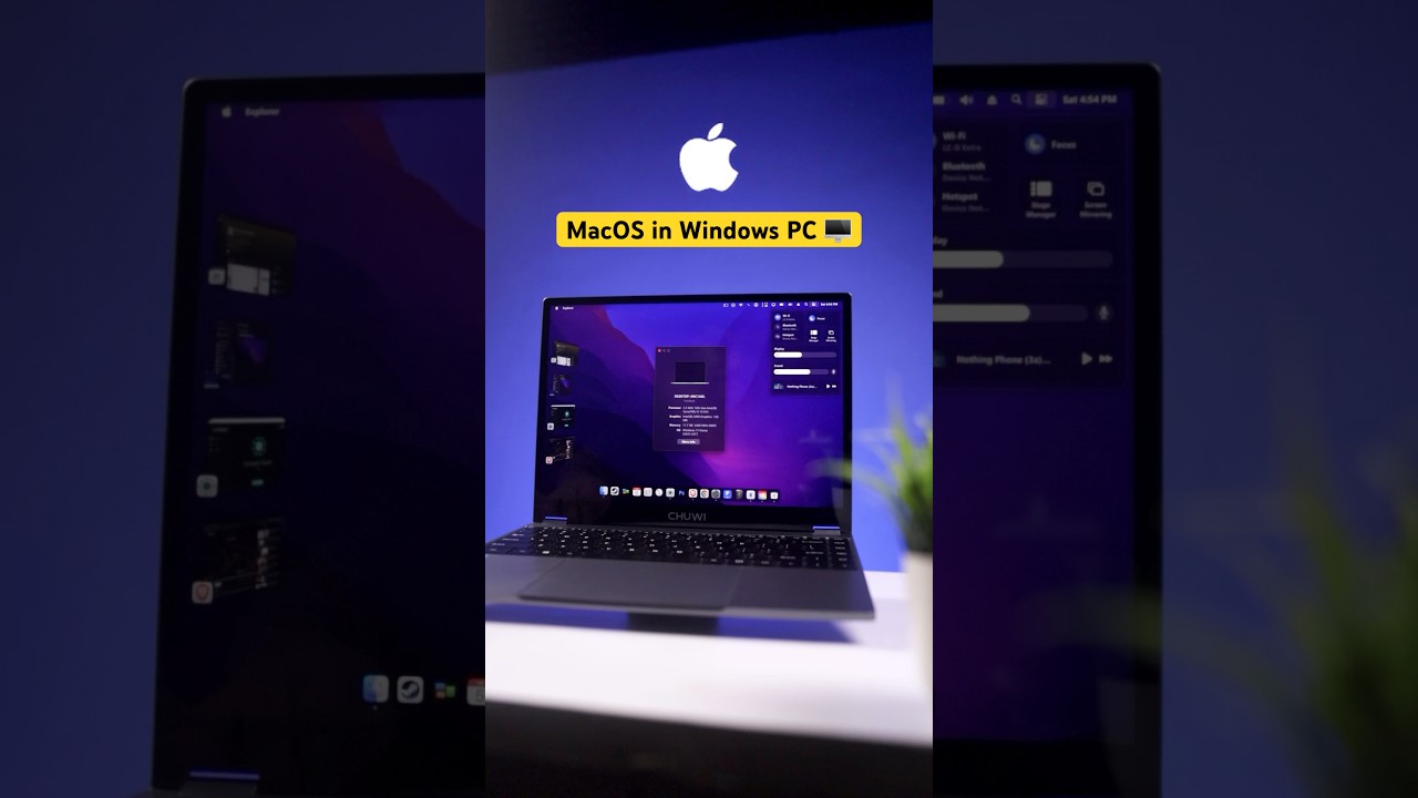 MacOS in Any Windows PC 🖥️ #WindowsHacks #MacOS #Apps