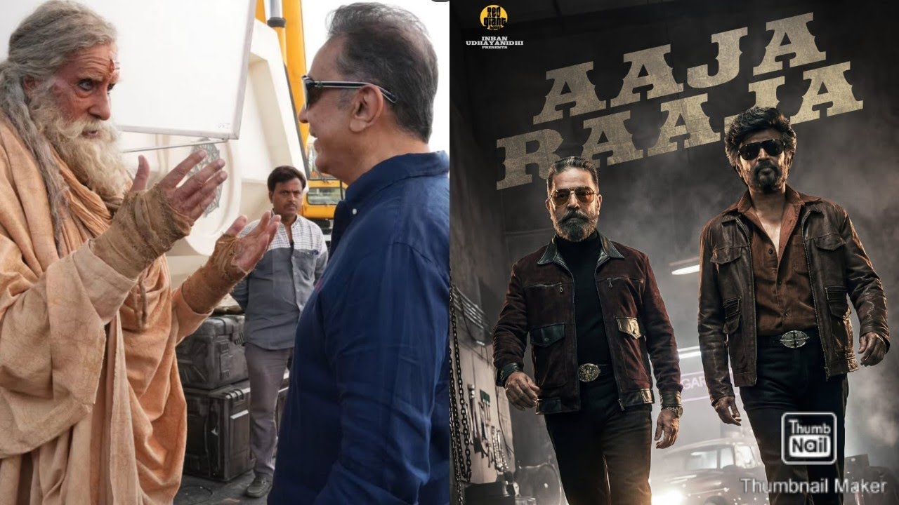 KAMALHAASAN IN NEW LOOK MEETS AMITABHBACCHAN IN SETS OF KALKI 2898 2 | KH RK AAJA RAAJA 60M VIEWS