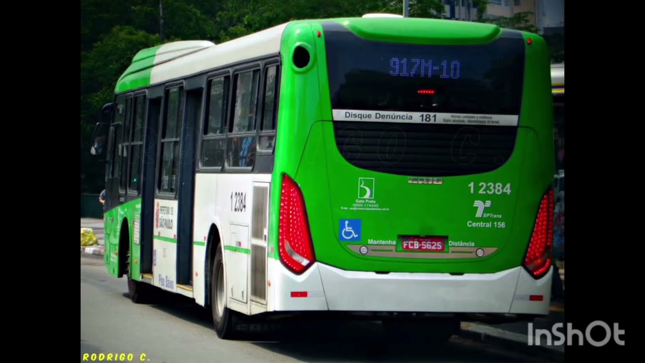 Linha 917M - Morro Grande x Metr&ocirc; Ana Rosa - #sptrans #onibussp #gatopreto #splinhas #bussp