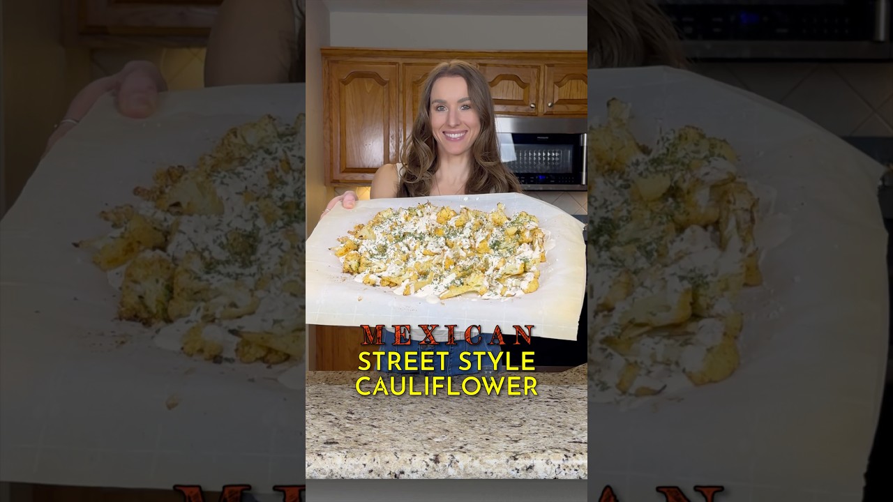 MEXICAN STREET STYLE CAULIFLOWER 🌽🇲🇽 An easy low carb side! 