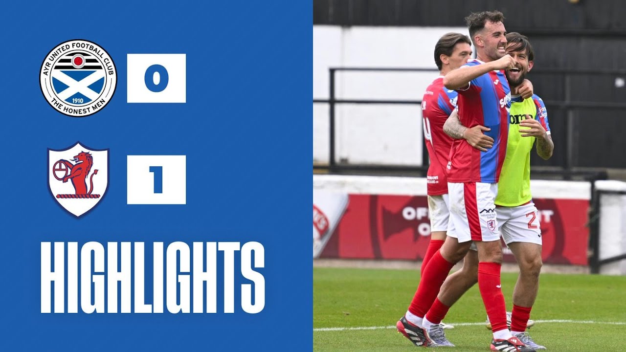 HIGHLIGHTS | Ayr United 0-1 Raith Rovers | 09/08/25