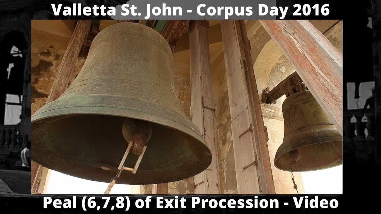 Ħruġ il-Purċissjoni (2016 - 6,7,8 - Video) - Valletta San Ġwann - Jum Corpus Christi - 3 Qniepen