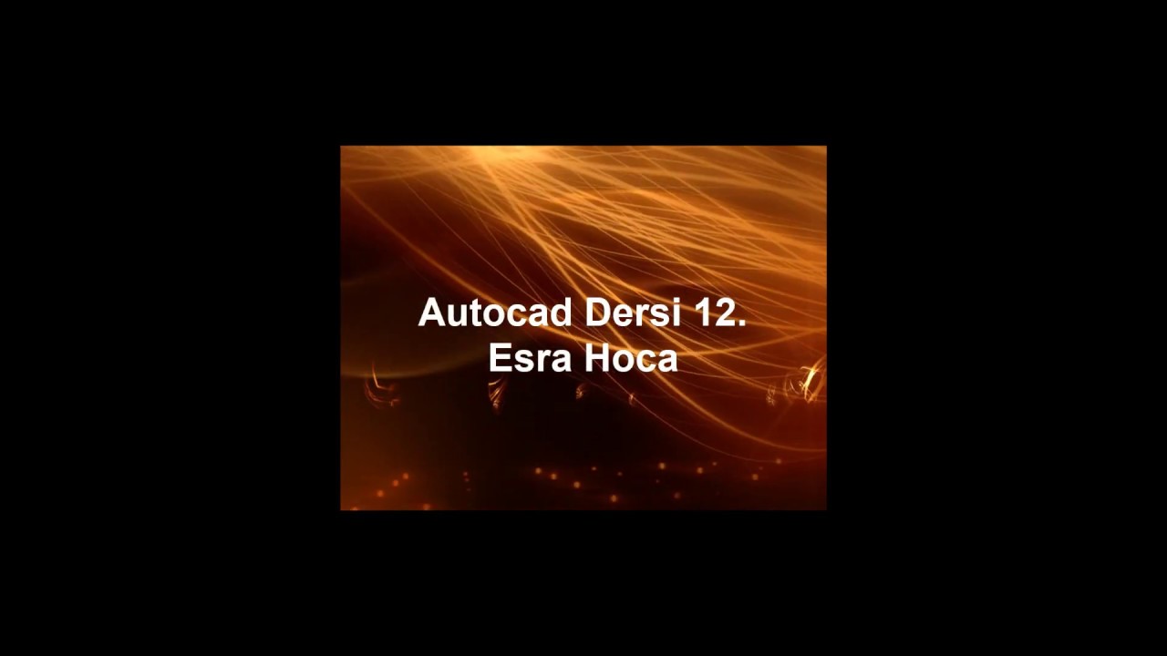 Autocad 12. Dersi -  2+1 mimari projede Aks ve Kolon Çizimi- Xline Komutu