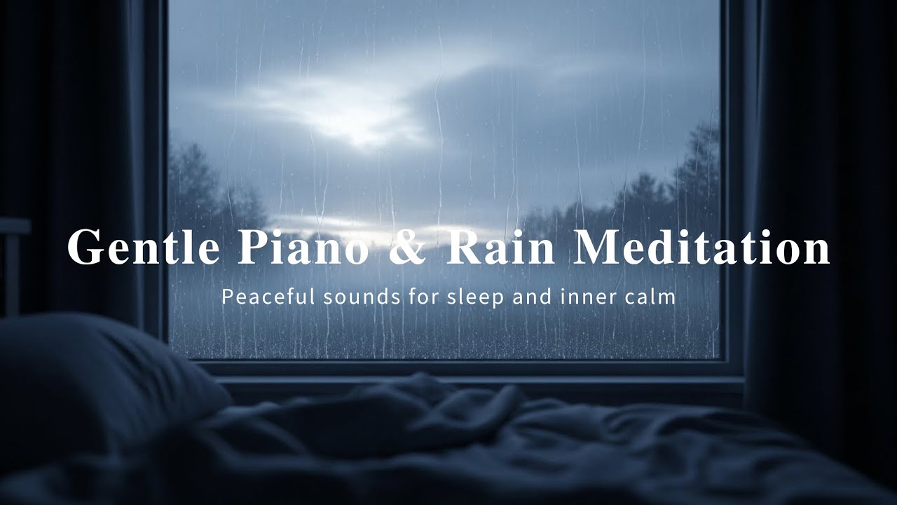 Soothing Rain Sounds & Relaxing Piano – Deep Sleep Music