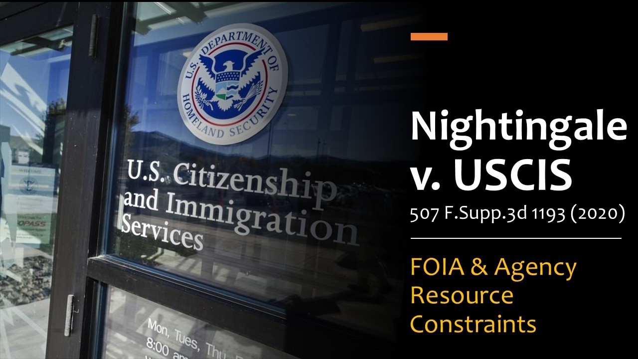 Unpacking Nightingale v. USCIS: When Government Delays Become a FOIA Violation