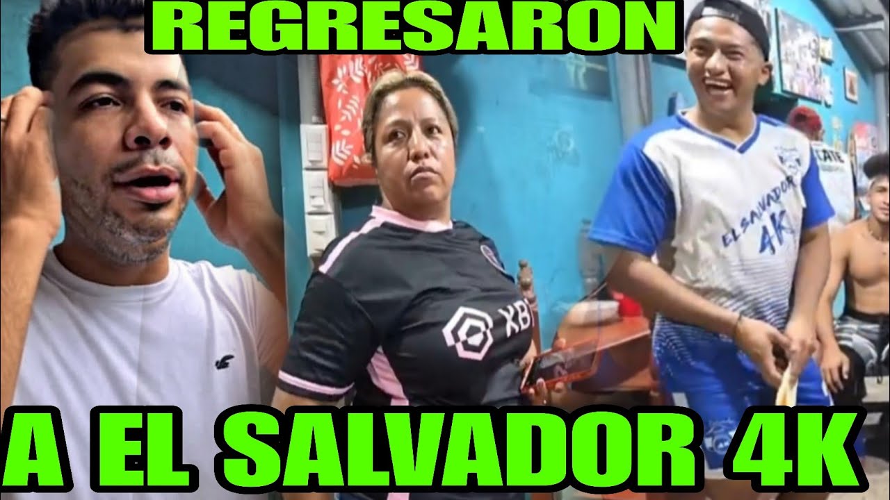 REGRESARON A EL SALVADOR 4K HACI LOS RECIBIERON DE NUEVO EN LA CD / EL SALVADOR 4K