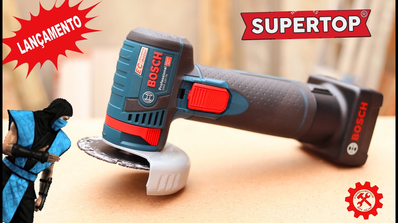 EU Gostei - MINI Esmerilhadeira BOSCH a Bateria 12v BRUSHLESS GRINDER CUT OFF TOOL