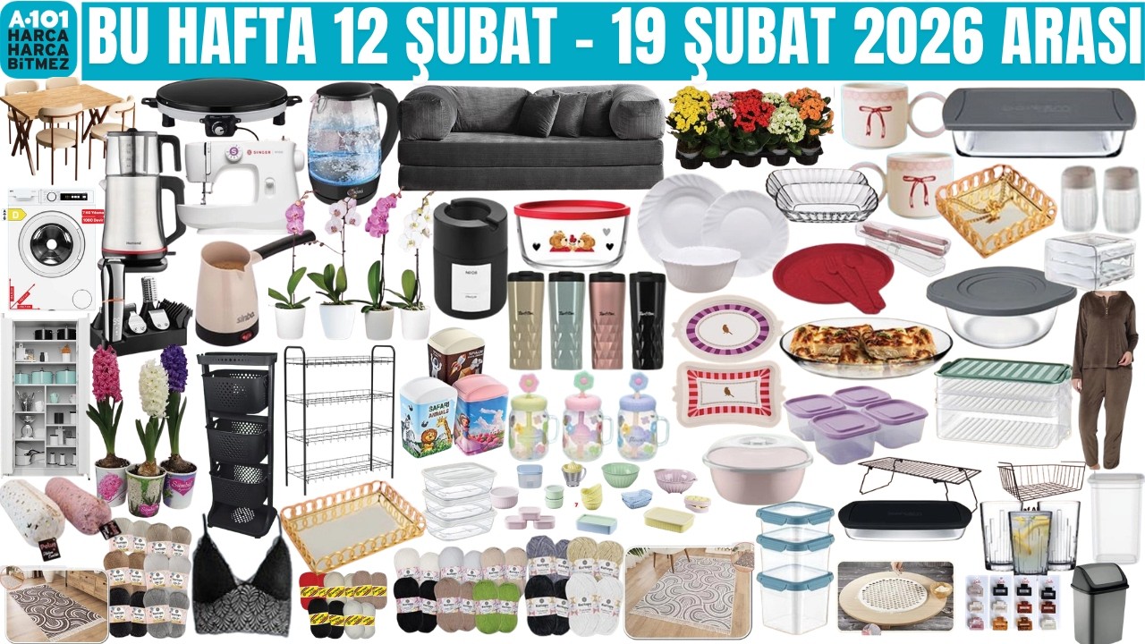 A101 BU HAFTA İNDİRİMLERİ 12 ŞUBAT-19 ŞUBAT 2026 ARASI GEÇERLİ