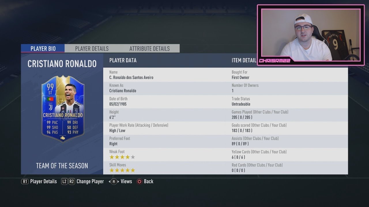 MY FIFA END GAME TEAM! FT. RONALDO POGBA AND GULLIT! FIFA 19 ULTIMATE TEAM