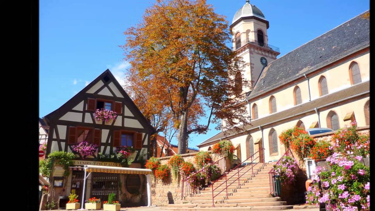 Saint-Hippolyte, au pied du Haut Koenigsbourg en Alsace