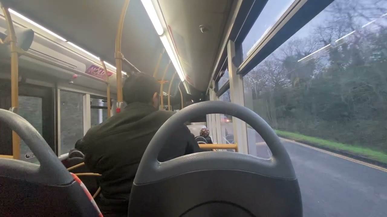W19 route visual-Whipps Cross to Green Man Roundabout+diversion-Stagecoach-Enviro 200 MMC(rare)
