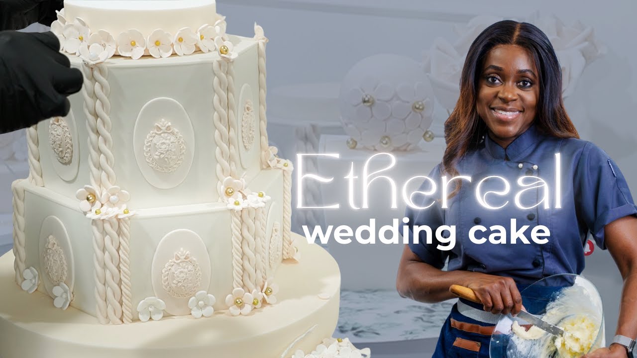 How We Created a Show-Stopping 6-Tier Hexagon Wedding Cake | Cake Decorating BTS