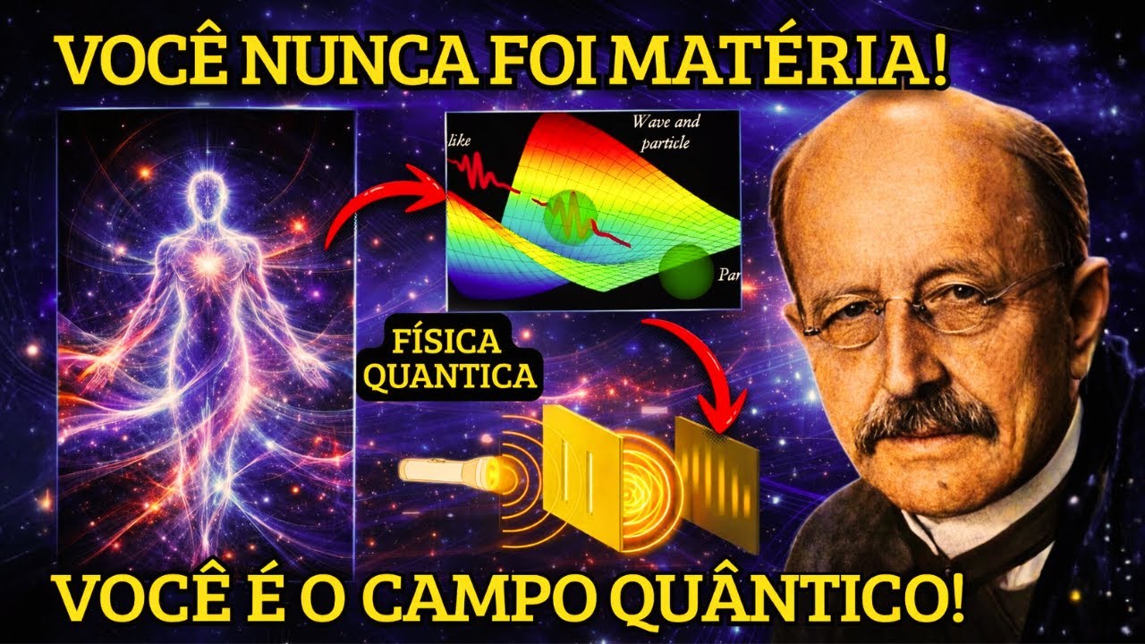 Vencedor De Nobel: Não Existem Partículas (Você É Feito De CAMPOS QUÂNTICOS, Não De MATÉRIA) Planck