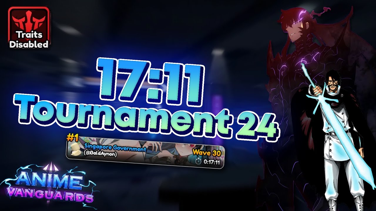 [TRAITLESS] 17:11 Initial Strat Tournament #24 | Roblox Anime Vanguards