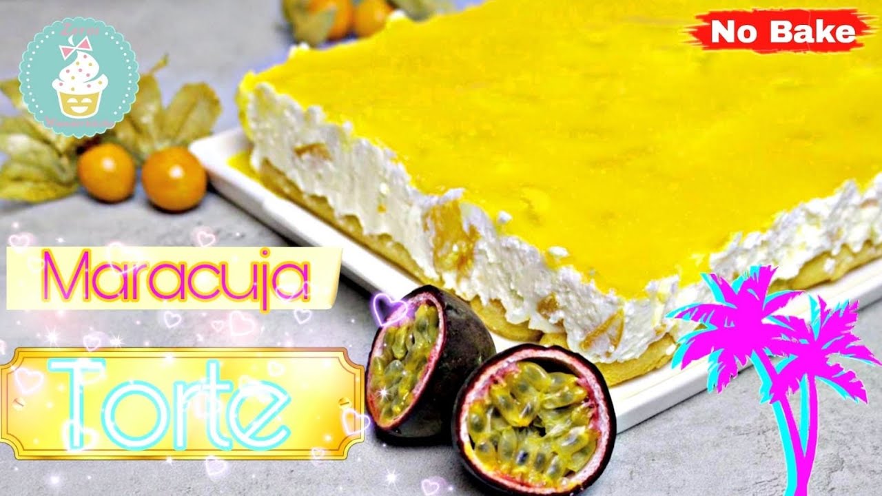 🍍 Maracuja Torte 🍍 | No bake | Solero Eis Kuchen | Erfrischend Lecker :)